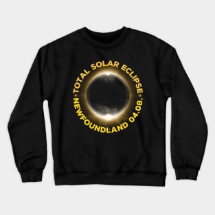 Total Solar Eclipse 2024 Newfoundland, Canada Crewneck Sweatshirt